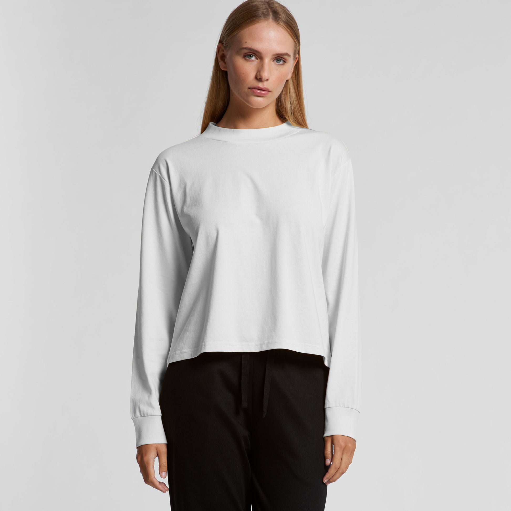 Women's Mock Longsleeve T-Shirt - 4070