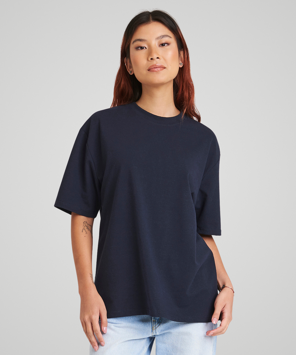 Genbrugt kraftig oversized T-shirt