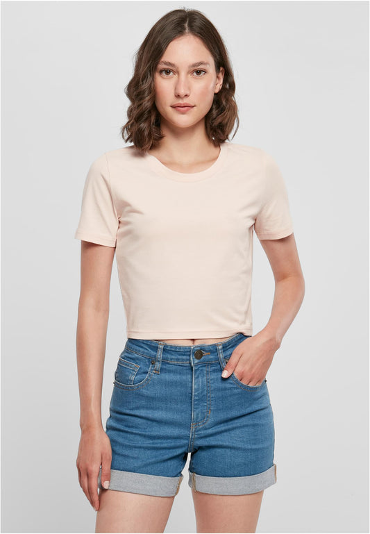Cropped T-shirt til kvinder fra Build Your Brand